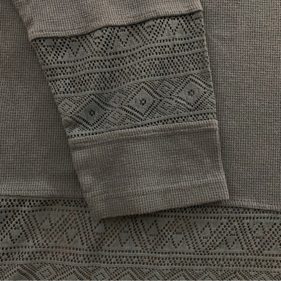 NorthCrest Turquoise Long Sleeve Top Size 3X - Picture 8 of 8